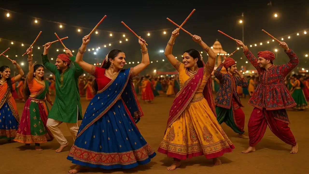 navratri dandiya durga puja