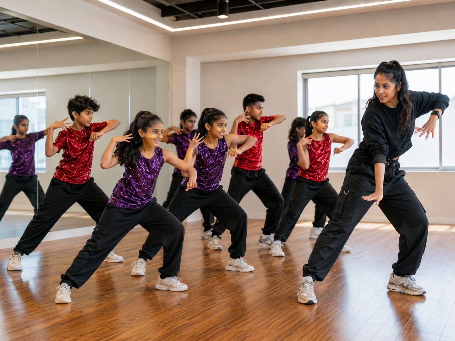 School competition choreography for children
